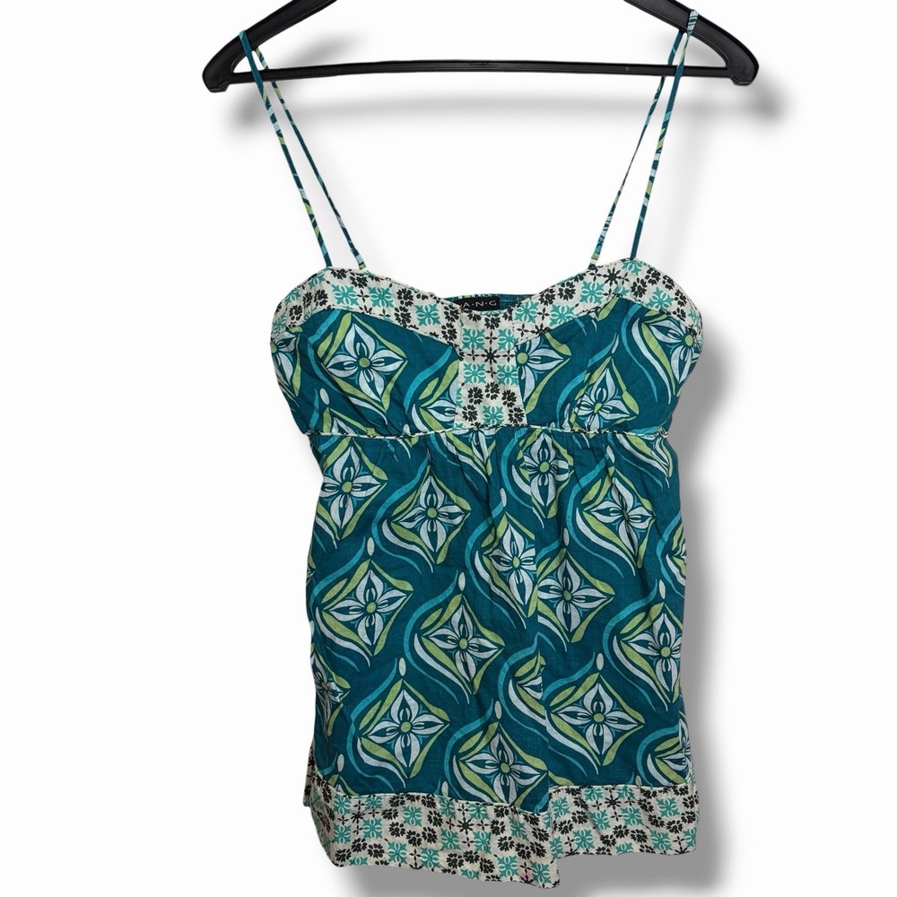 Women's Y2k Fang Babydoll Cami Sleeveless Top Tank Geometric Fairy Large Whimsy